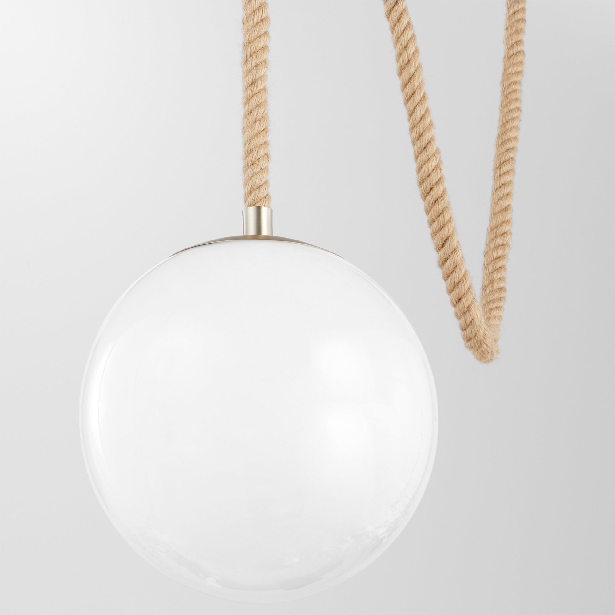 Rockport 1-Light Pendant | Aged Brass | Brown - Image 3