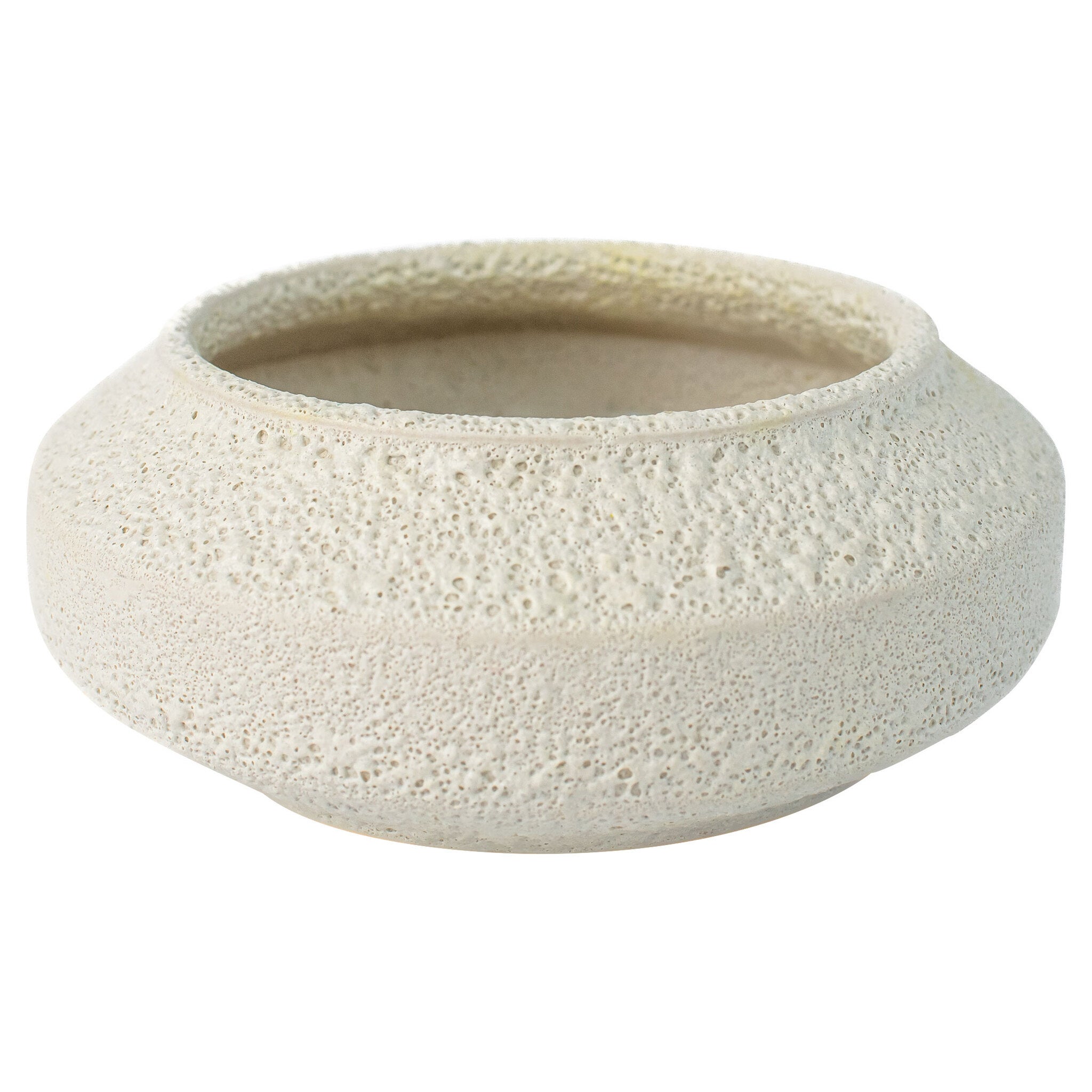 White on Terra Bowl Designed by Thom Filicia | Porous White - Low - Image 2