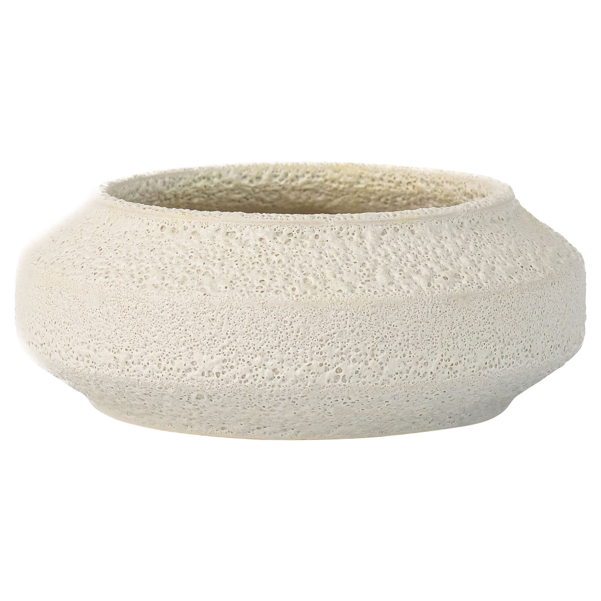 White on Terra Bowl Designed by Thom Filicia | Porous White - Low