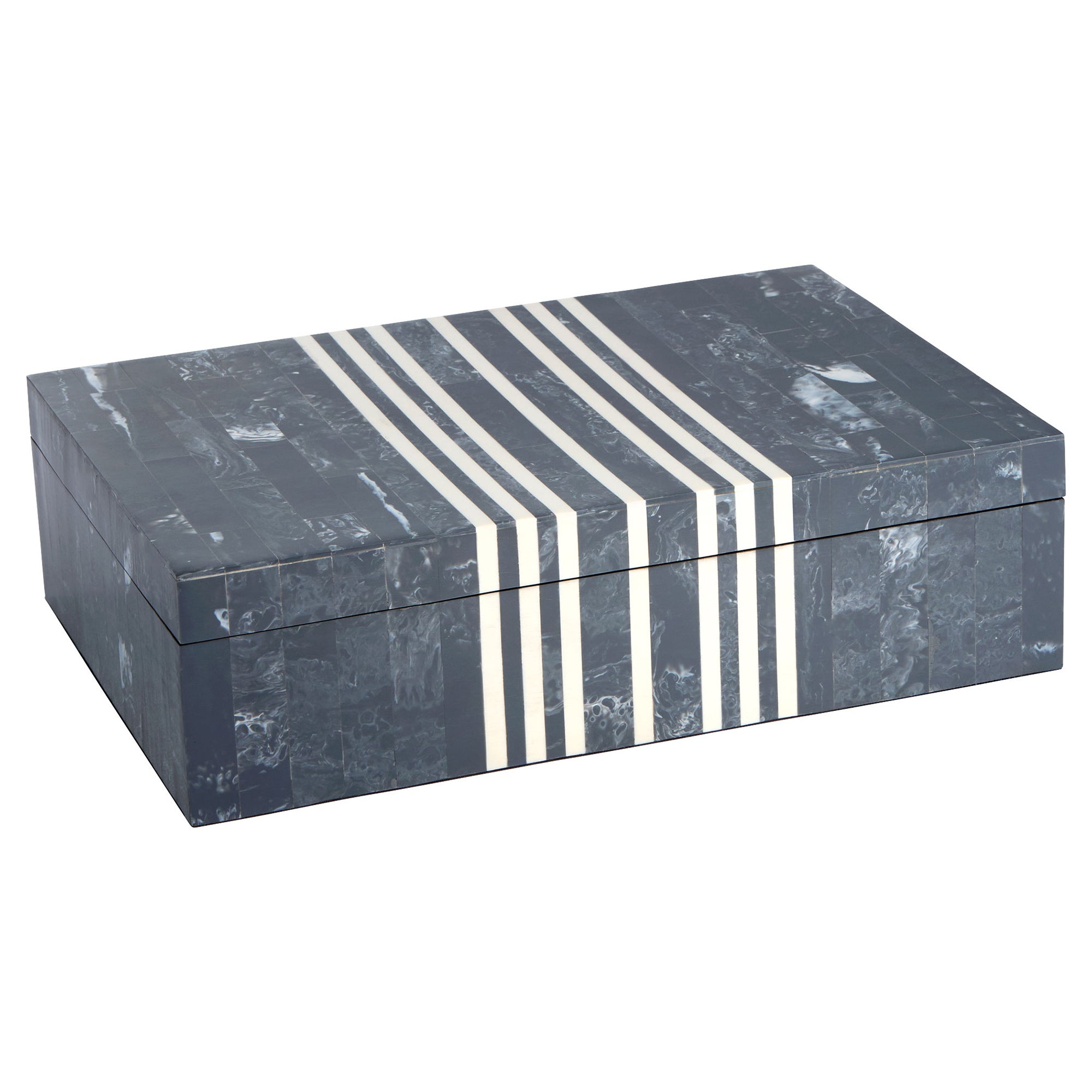 Lapis Box | Blue | White - Large
