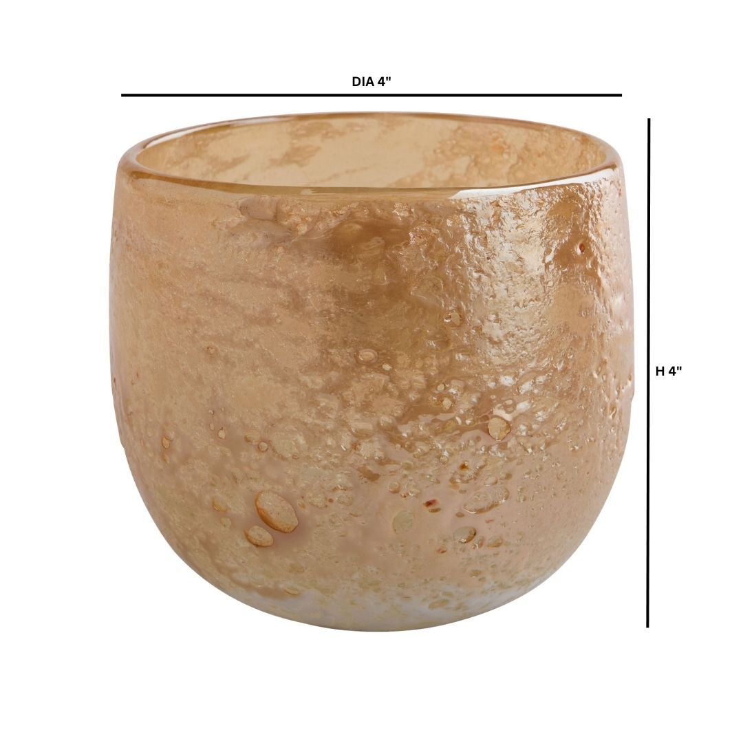 Golden Taffy Vase | Light Gold - Small - Image 5