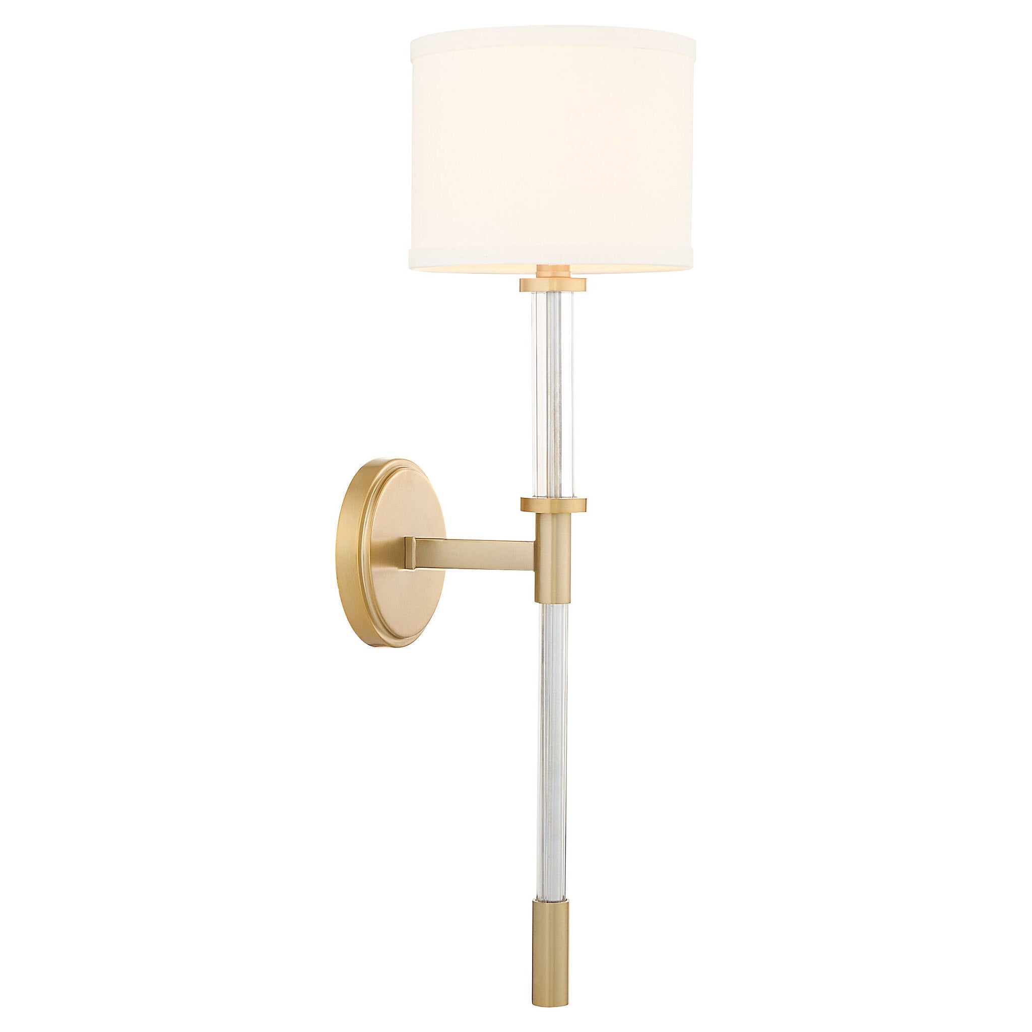 Hightower 1 Light Wall Sconce | Aged Brass - Image 2