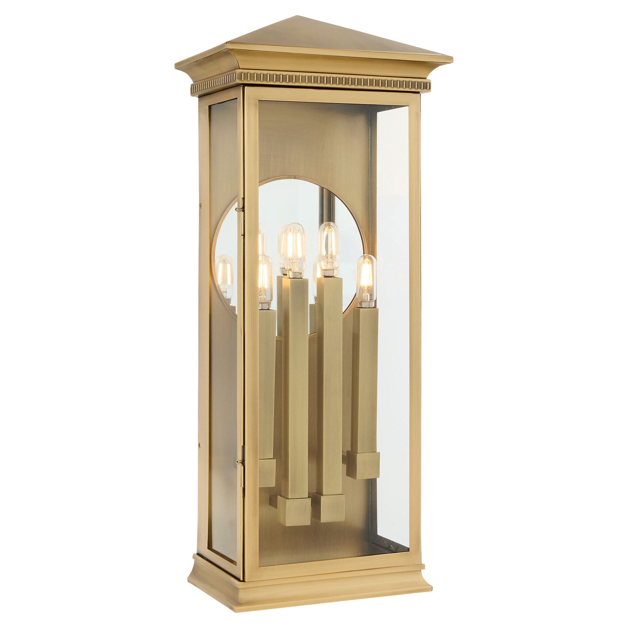 Guilford 4 Light Wall Mount | Heritage Brass - Image 2