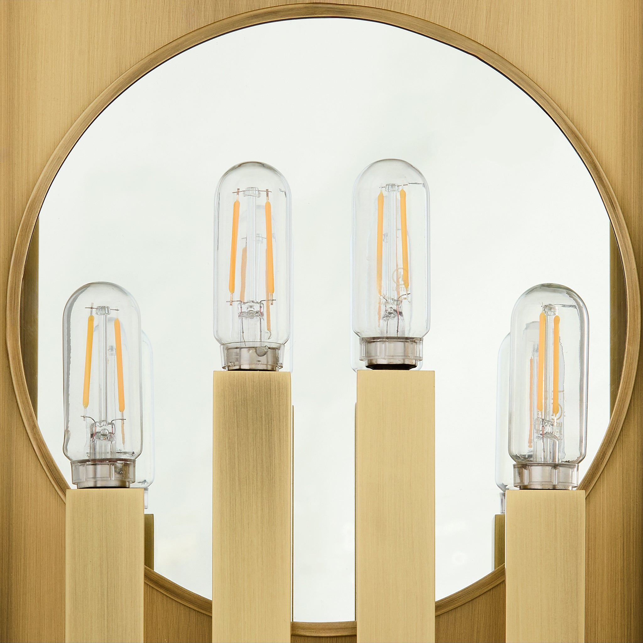 Guilford 4 Light Wall Mount | Heritage Brass - Image 4