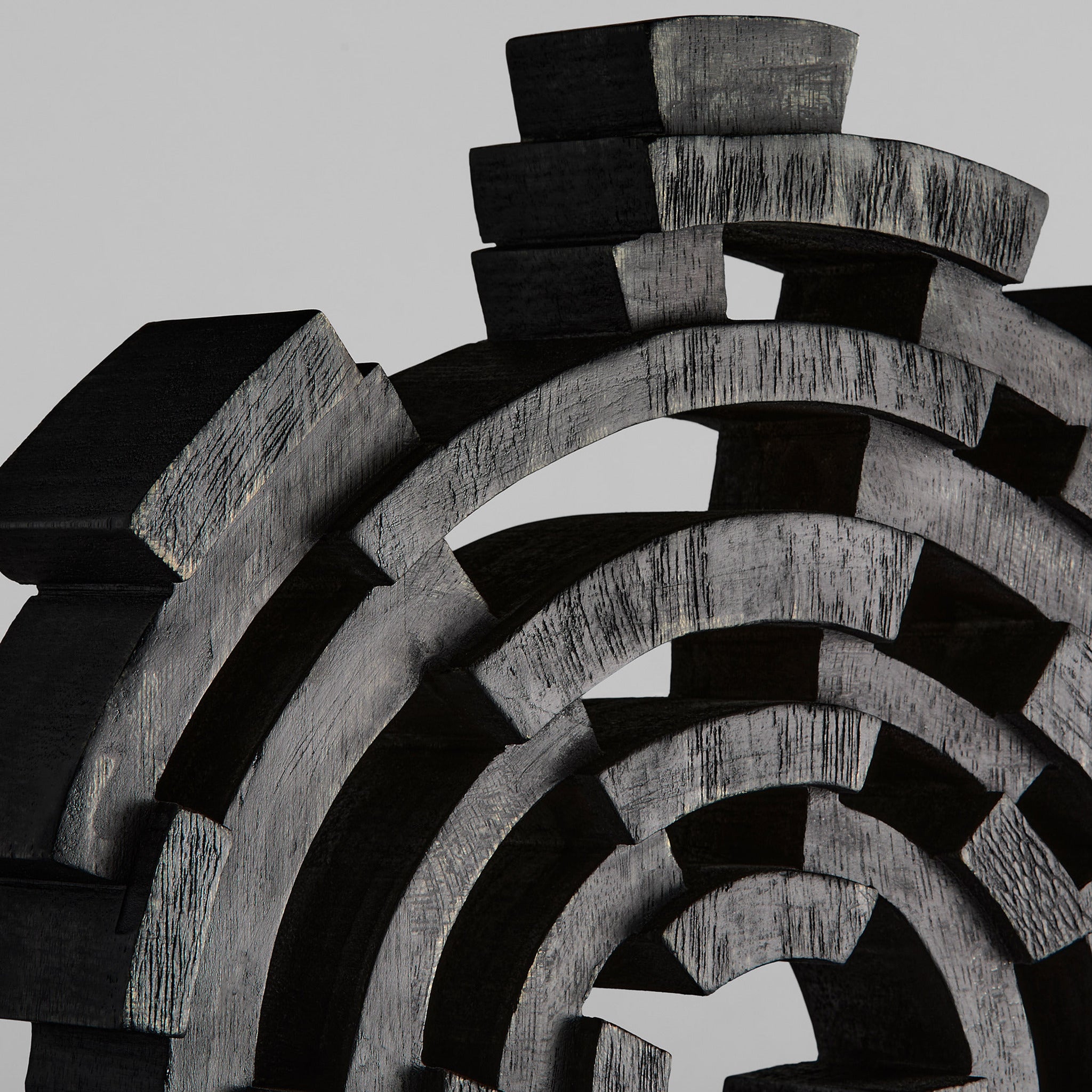 Vortex Sculpture | Dark Walnut - Large - Image 2