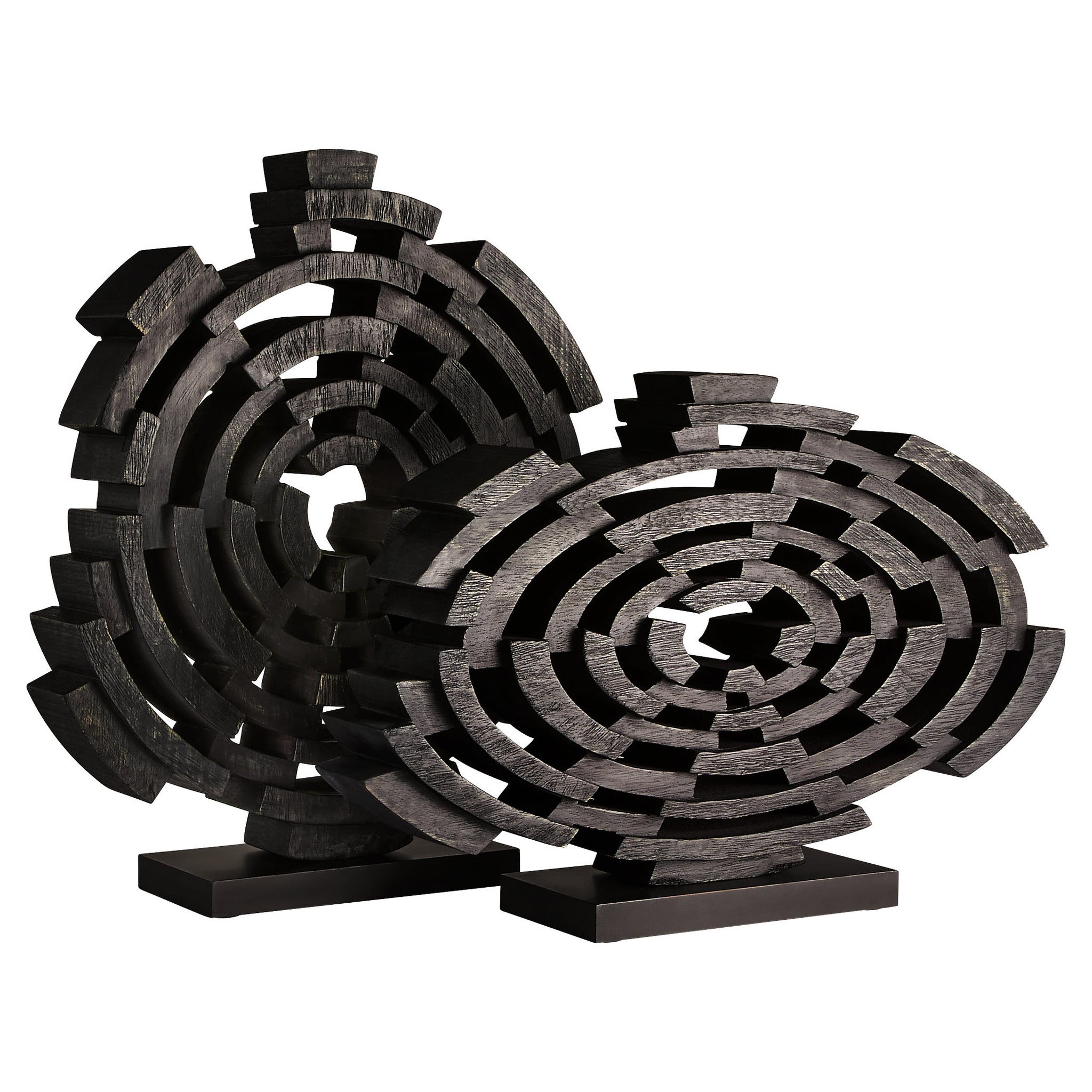 Vortex Sculpture | Dark Walnut - Large - Image 4