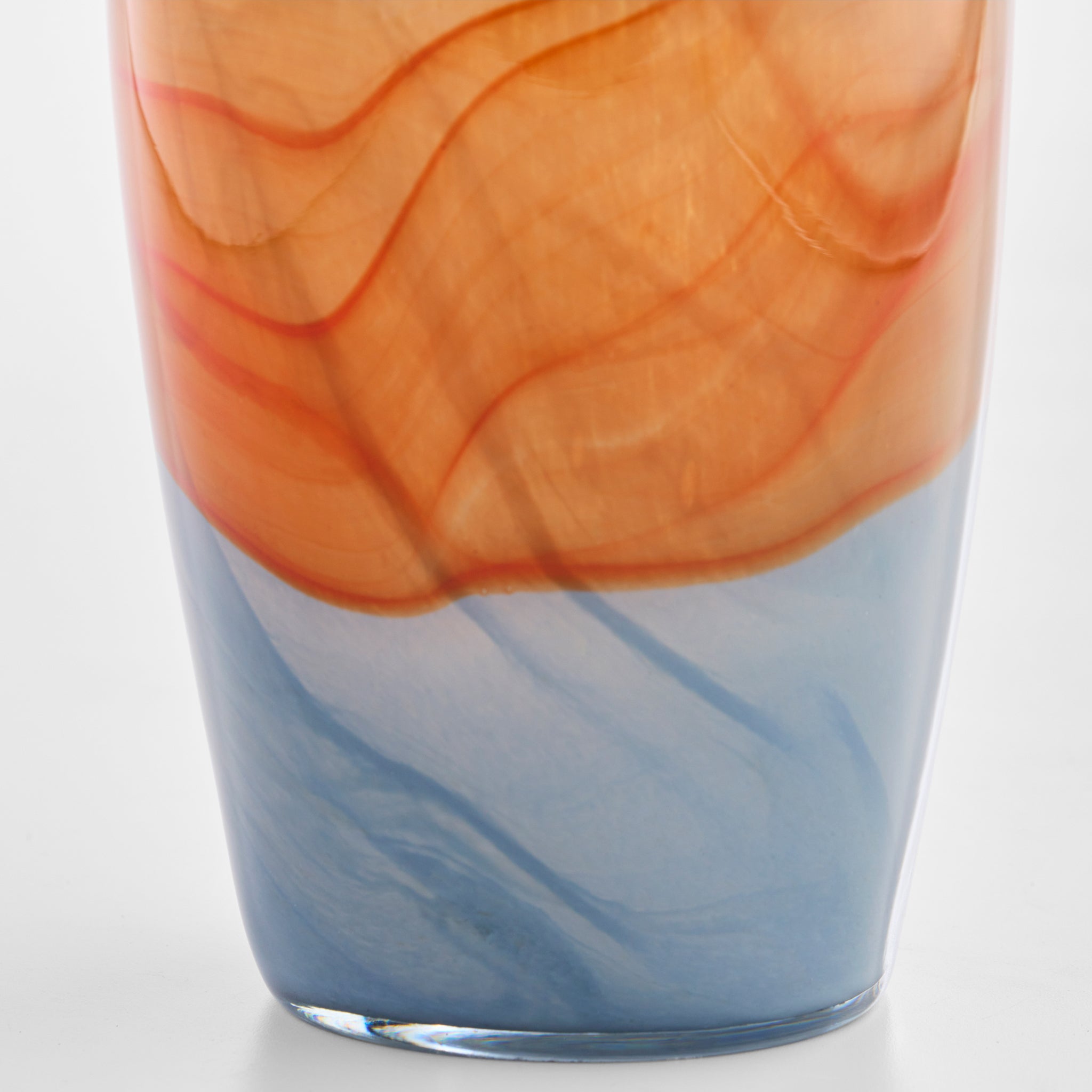 Pacaya Vase | Grey | Orange - Tall - Image 3