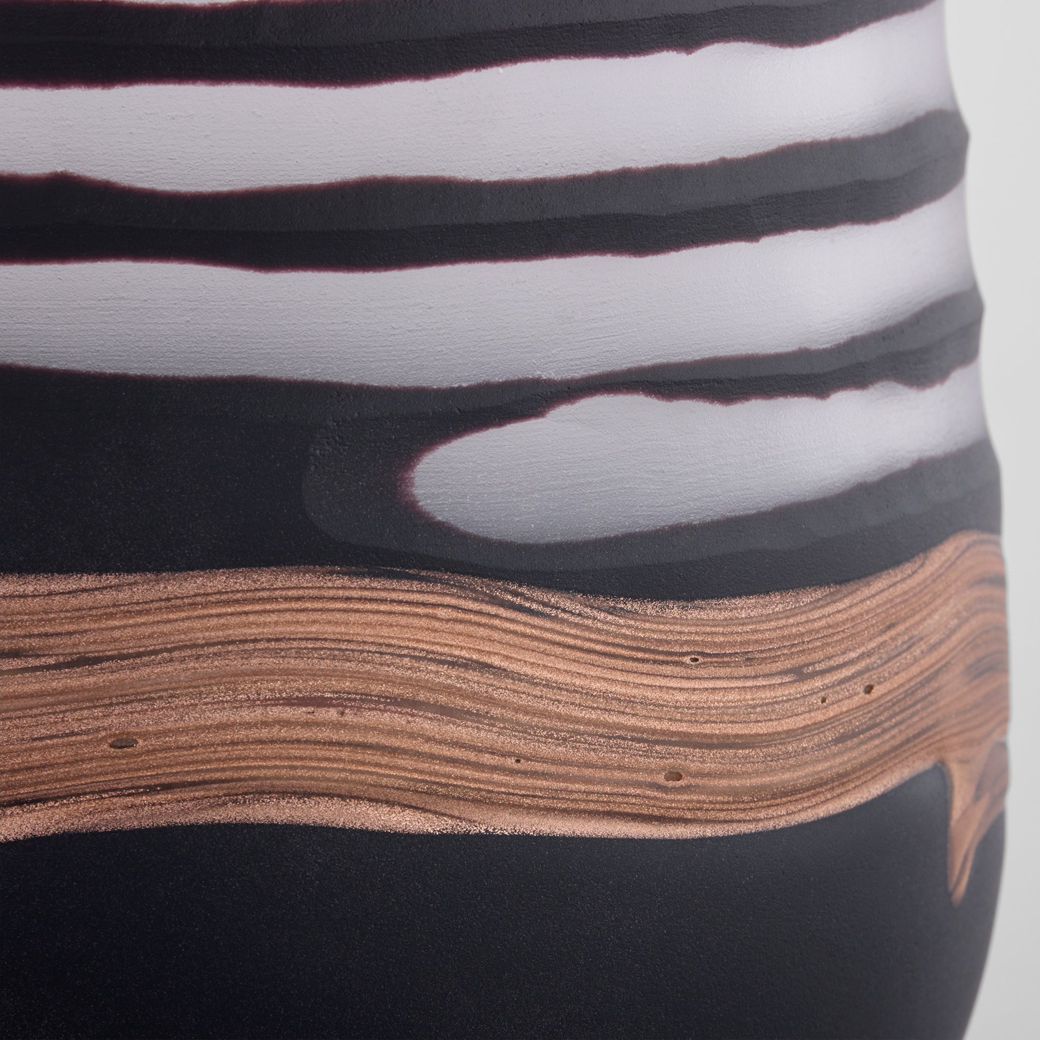 Midnight Road Vase | Black | Copper - Medium - Image 2