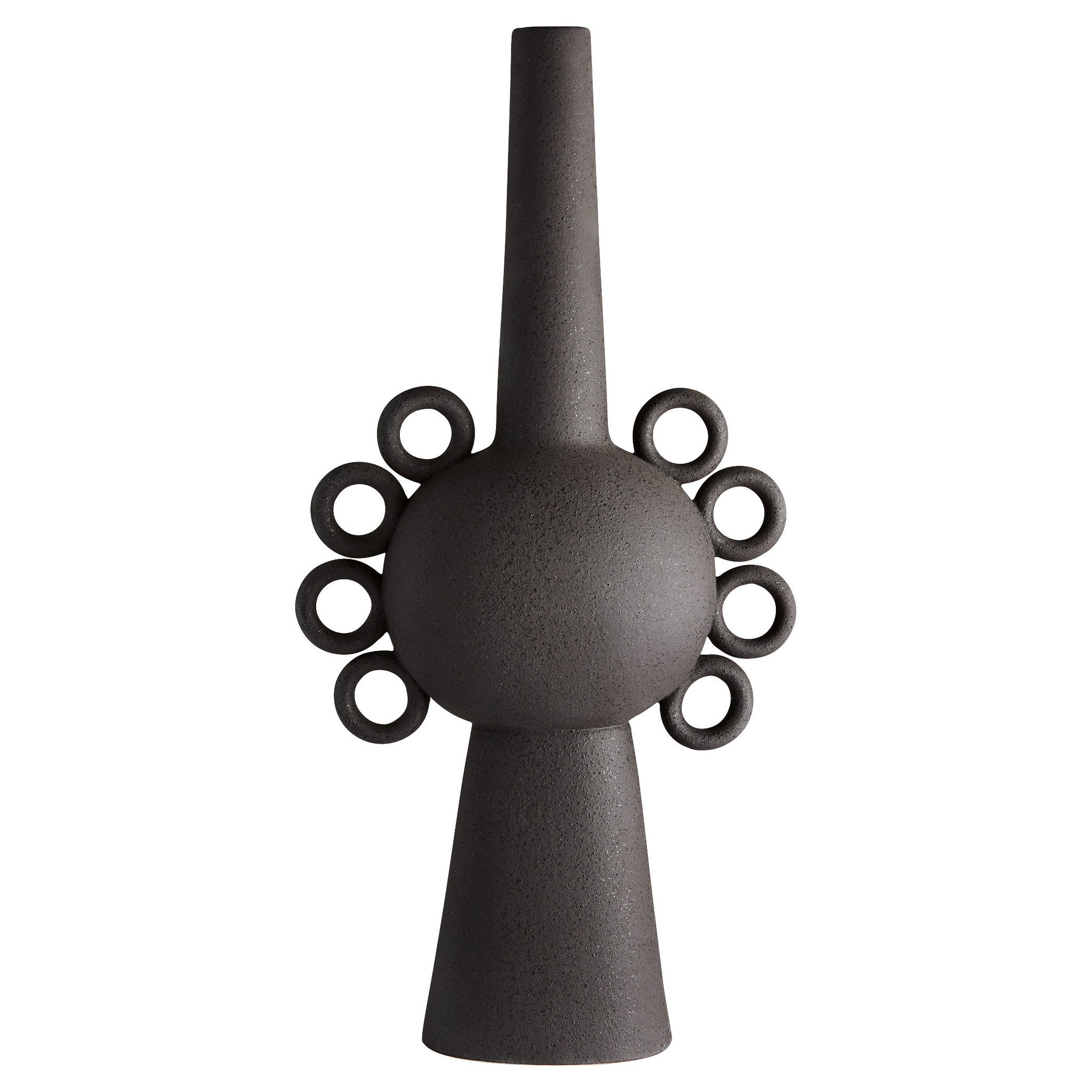 Ringlets Vase | Black - Large