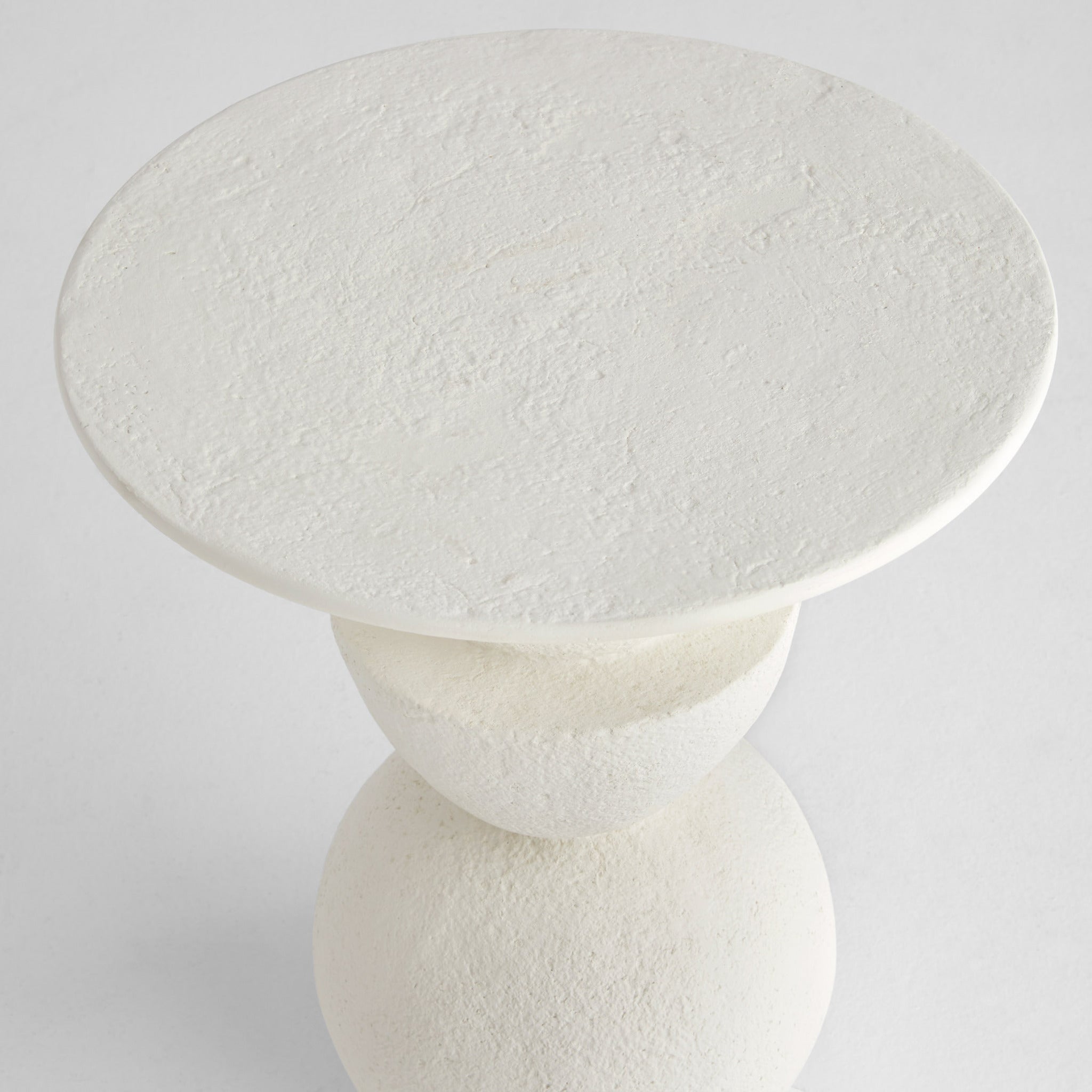 Hemisphere Side Table Designed by Seth Vaughn | Off-White - Image 4