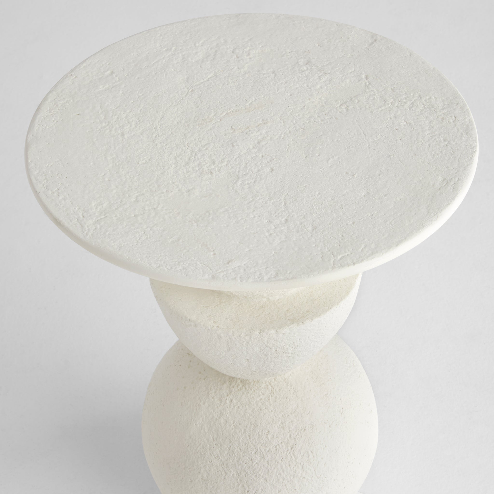 Hemisphere Side Table Designed by Seth Vaughn | Off-White - Image 5