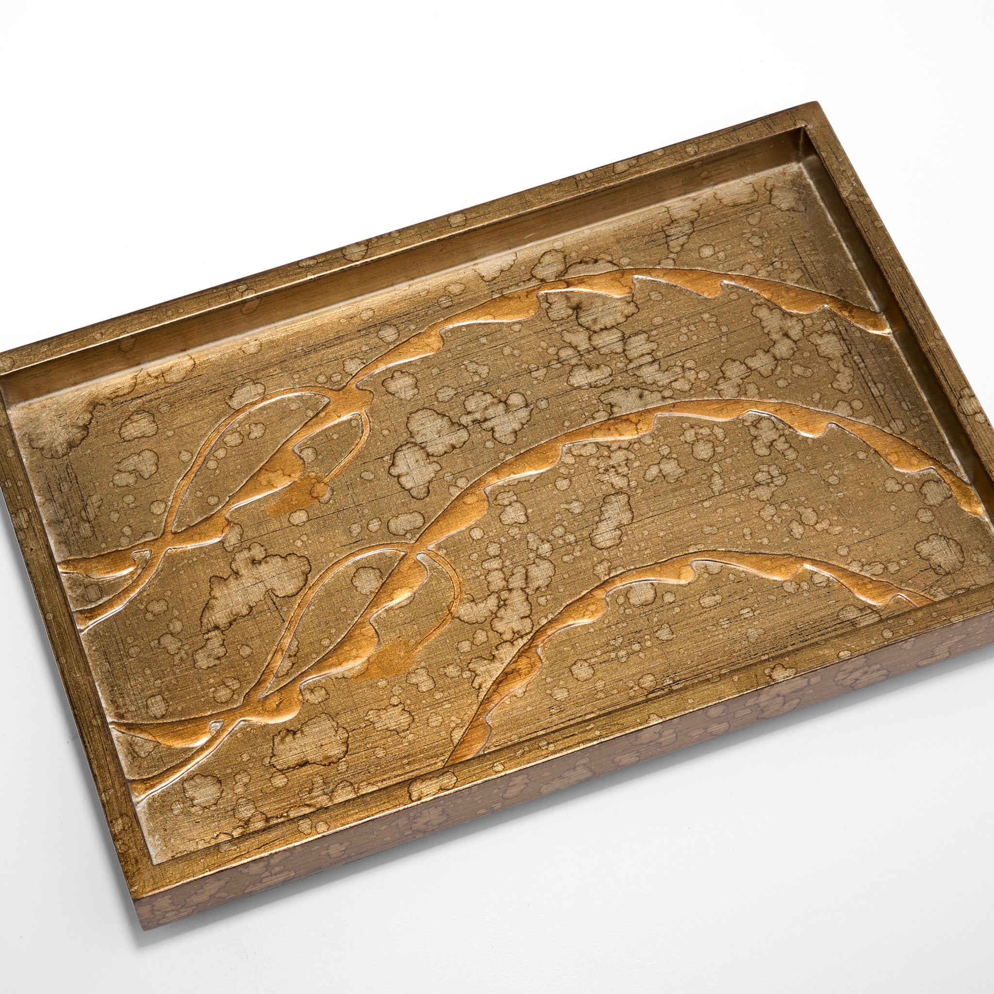 Florence Tray | Bronze Lacquer | Rectangle - Small - Image 2