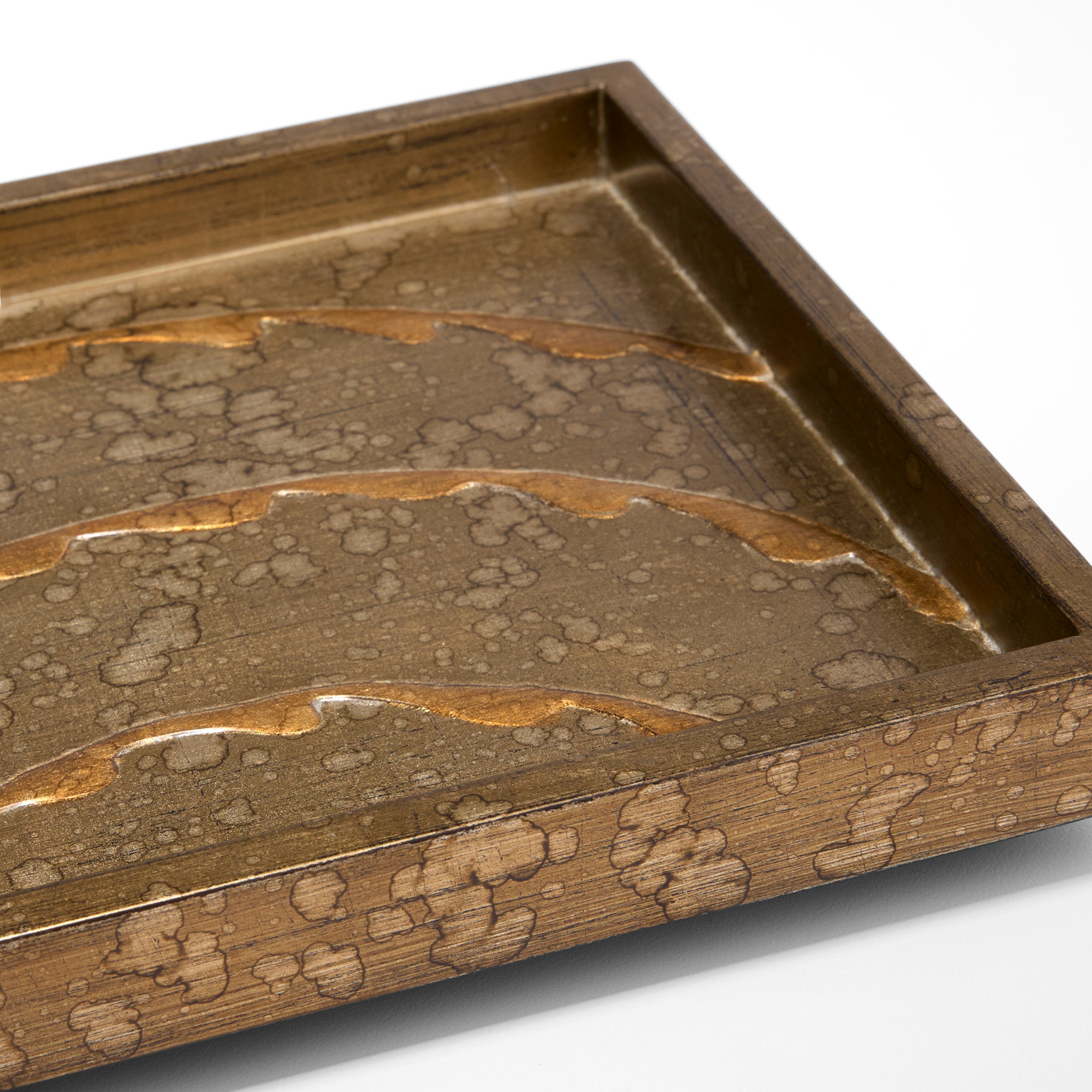 Florence Tray | Bronze Lacquer | Rectangle - Small - Image 3